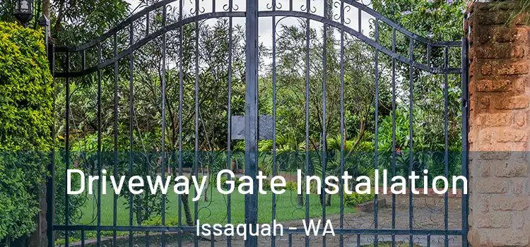 Driveway Gate Installation Issaquah - WA