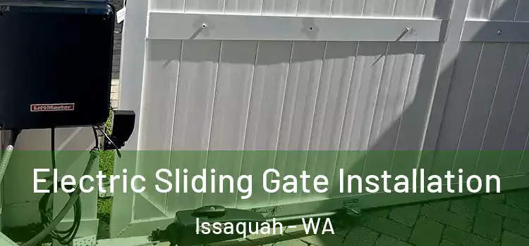 Electric Sliding Gate Installation Issaquah - WA