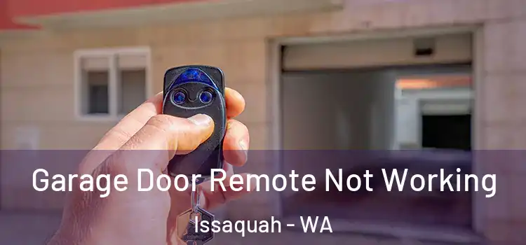  Garage Door Remote Not Working Issaquah - WA