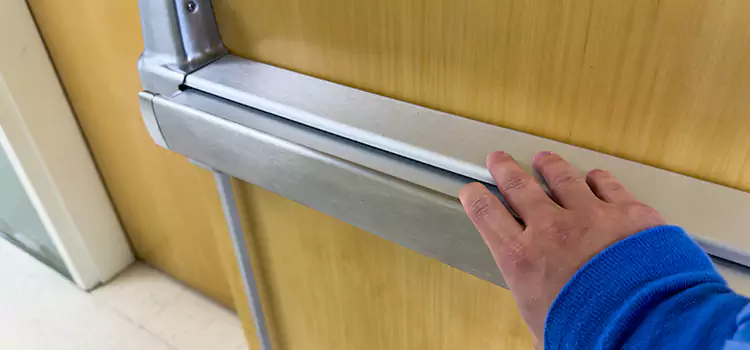 Installing a Push Bar on a Door Issaquah